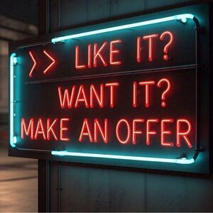 Reasonable‎ offers always accepted!